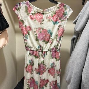 floral lace dress